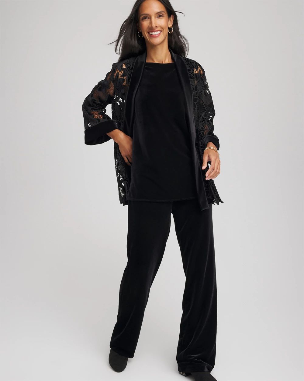 Travelers™ Velvet Side-Slit Tank | Chico's